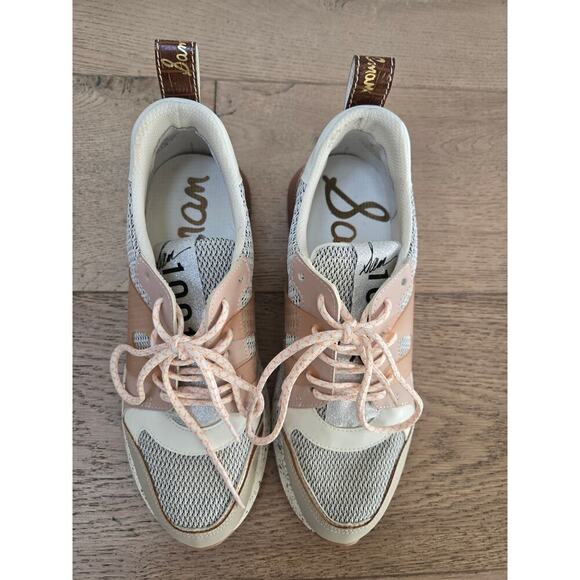 Sam Edelman Darsie Jogger Women's  Size 7  Low Top Lace Up Multicolor Sneakers - Picture 2 of 4